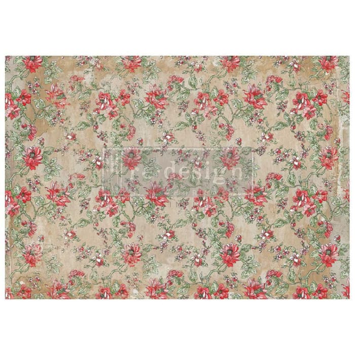 Sweet Composition A1 Decoupage Paper by Redesign With Prima | 23.4” x 33.1”
