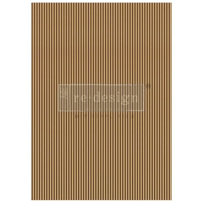 Timber Lines A1 Decoupage Paper by Redesign With Prima | 23.4” x 33.1”