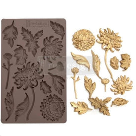 BOTANIST FLORAL Silicone Mould | Redesign With Prima | 5” x 8” | Flower Mould for Resin, Clay, Chocolate | Botanical Craft Supplies