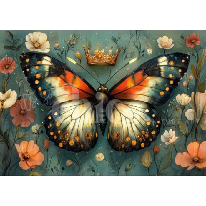 Butterfly Queen | It’s So Chic | A0-A4 | Deluxe Decoupage