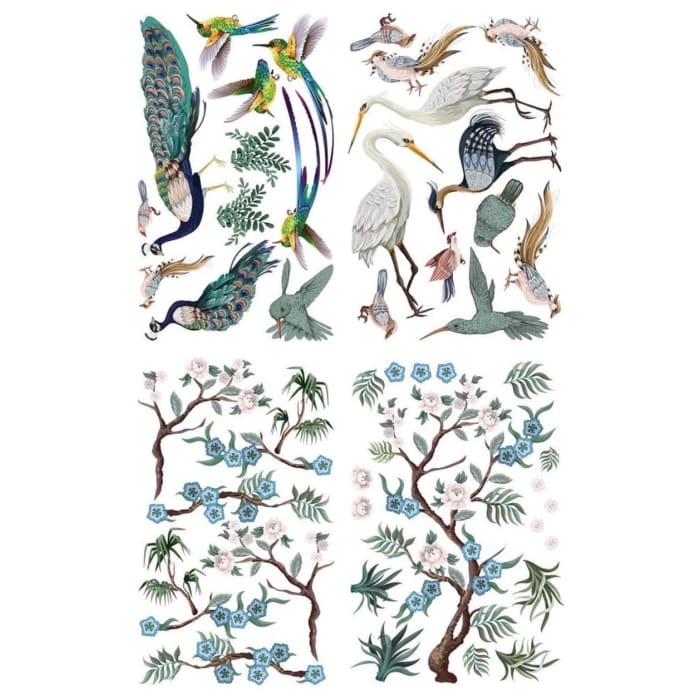 Chinoiserie Furniture Transfer by Belles & Whistles of Dixie Belle | 24” x 37.2”