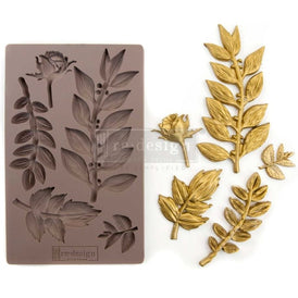 Decor Mould | Leafy Blossoms | Redesign With Prima | 5” x