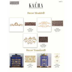Kacha Majestic Flourish Decor Mould by Redesign With Prima | 5” x 8” x 8mm