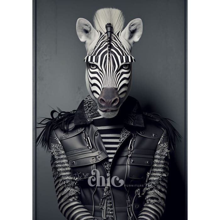 Punk Zebra Decoupage Paper by It’s So Chic Furniture Art | A1/A2/A3
