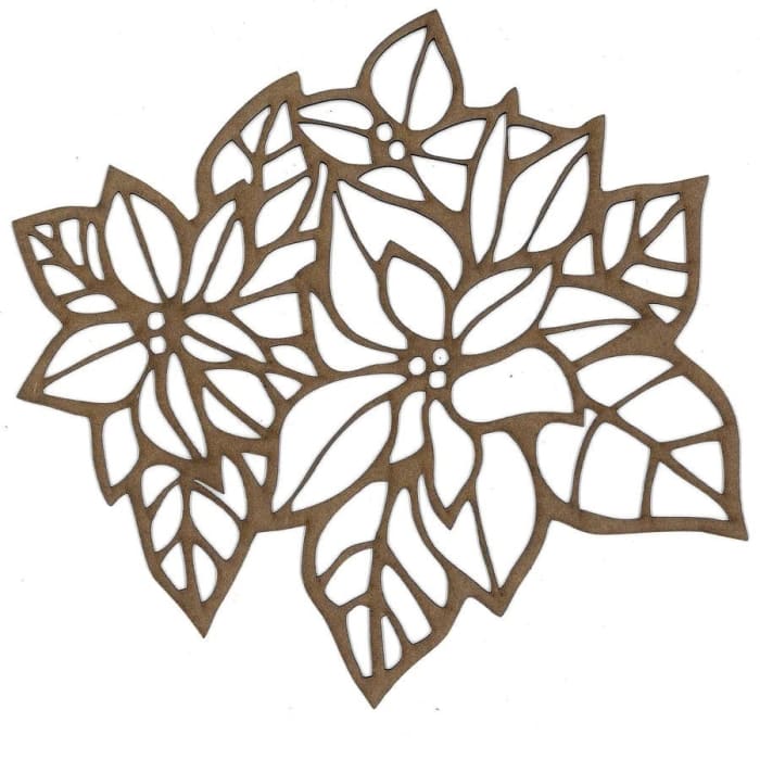 Flower Wood Shape S121 by PolyOnlay Precision Art