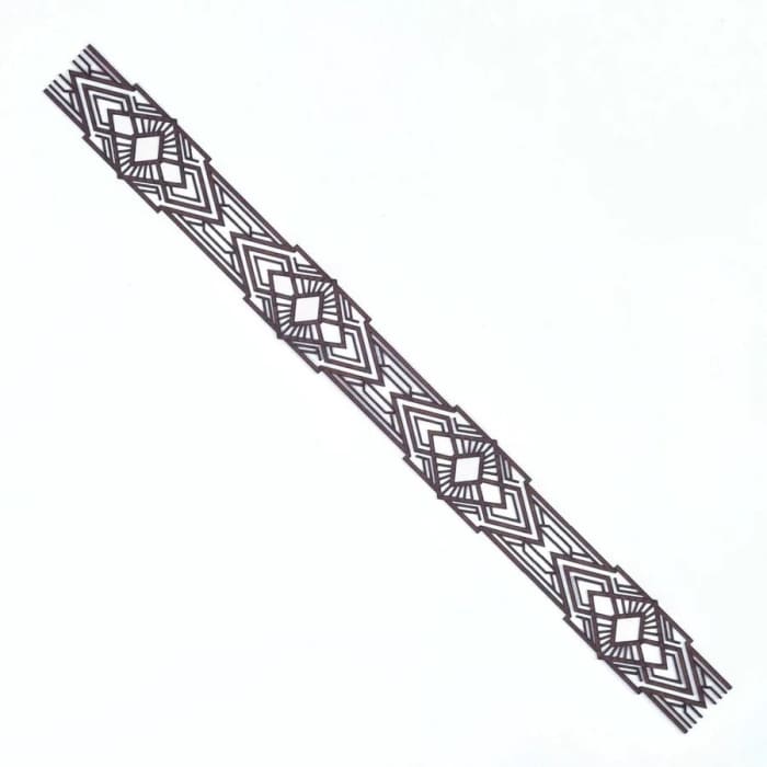Geo Trim Strip GTS101 Wood Appliqué Pack of 2 by PolyOnlay Precision Art