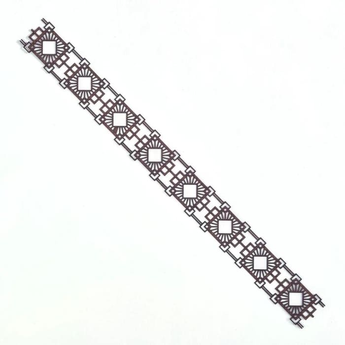 Geo Trim Strip GTS104 Wood Appliqué Pack of 2 by PolyOnlay Precision Art