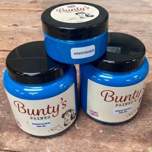 Mineral Paint | Kingfisher | Bunty’s Paints | 100ml or 500ml | Blue Paint, Furniture Paint, Blue Furniture, Exterior Paint
