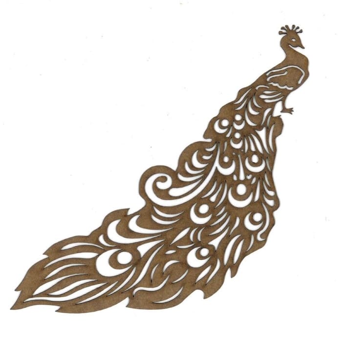 Peacock Wood Shape S134 by PolyOnlay Precision Art