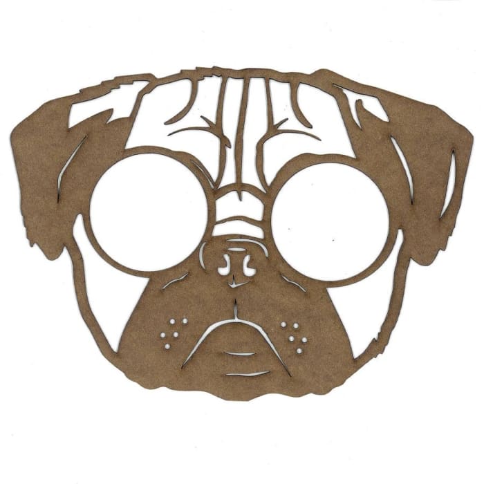 Pug Wood Shape S136 by PolyOnlay Precision Art