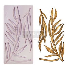 Simple Greenery Decor Mould by Redesign With Prima | 5” x 10” x 8mm
