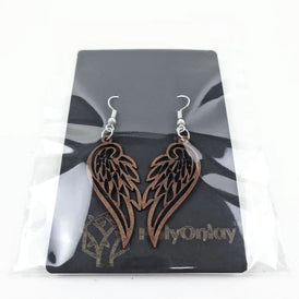 Wooden Earring Blanks by PolyOnlay Precision Art | Single Pack