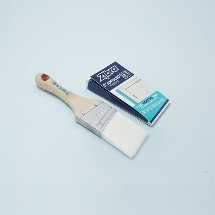 Paintbrush, 2” Angled Stubby, Zibra, Paint NEXT TO Trim, Zibra Brush, Furniture Brush, Decorating Brush