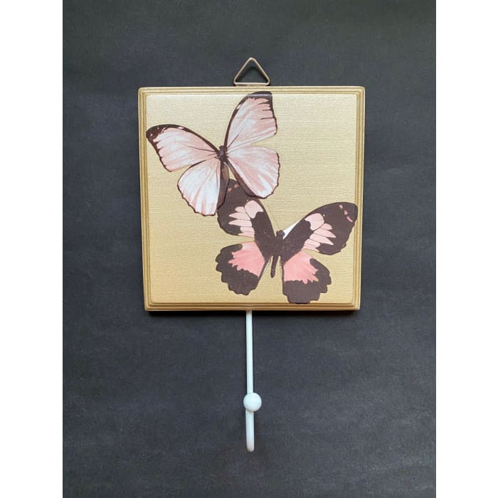 Butterfly Coat Hook - Wooden Clothes Hooks - Little Girl Gifts - Bedroom Door Hooks - Hooks for Nursery - Hooks for Wall