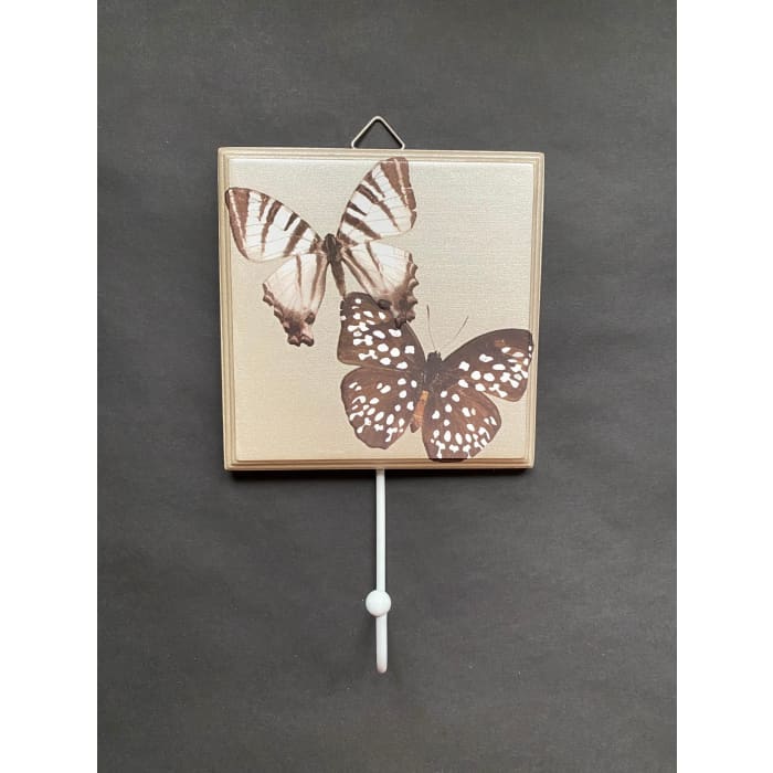 Butterfly Coat Hook - Wooden Clothes Hook - Girls Bedroom Hooks - Coat Hooks Kids - Wooden Wall Hooks - Nursery Hooks