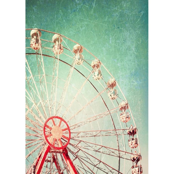 Decoupage Paper | Ferris Wheel | MINT by Michelle | A3 or A1