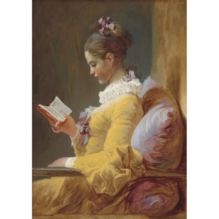 Decoupage Paper | Young Girl Reading | MINT by Michelle | A3 or A1