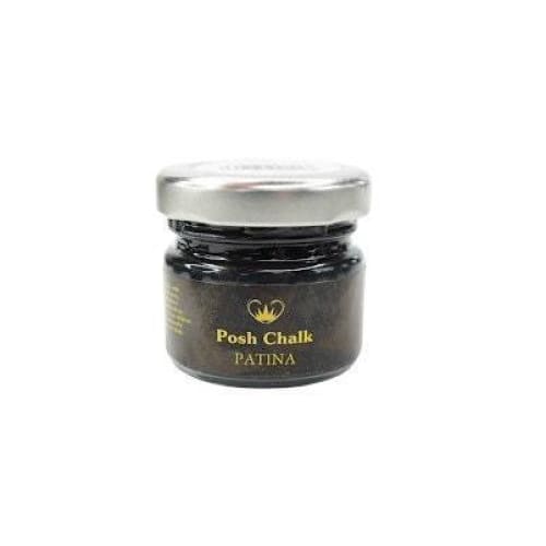 Metallic Wax | Black | Posh Chalk Patina | 30ml | Black Wax, Shading Wax, Gilding Wax, Furniture Wax