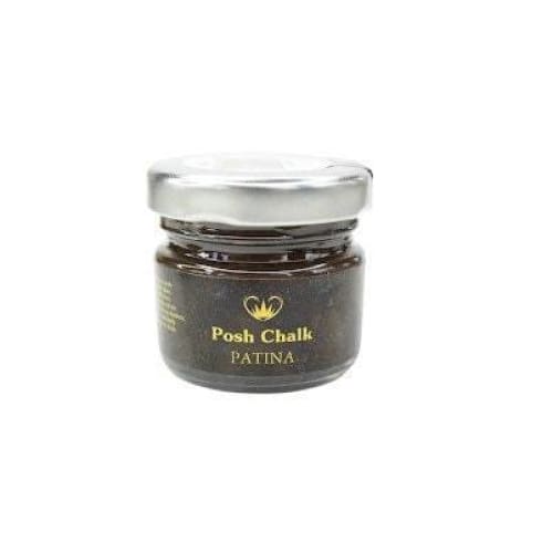 Metallic Wax | Dark Brown | Posh Chalk Patina | 30ml | Brown Wax, Shading Wax, Gilding Wax, Furniture Wax