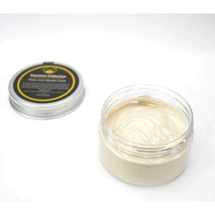 NEW | Smooth Metallic Paste | White Gold | Precious Range | Posh Chalk | 110ml | Posh Chalk Paste, Stencil Paste, Gold Paste