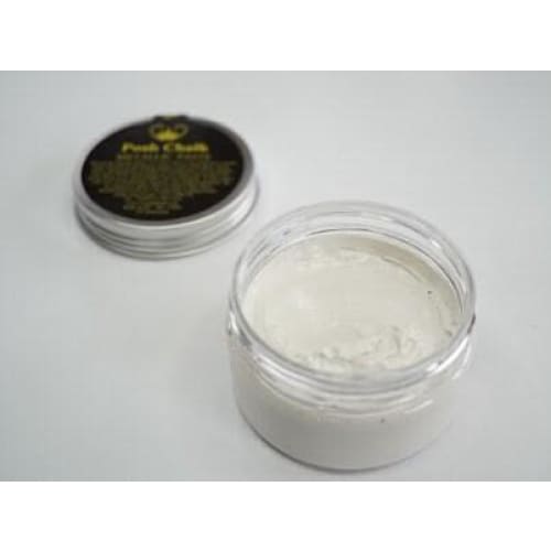 Smooth Metallic Paste | White Titanium | Posh Chalk | 170g | Posh Chalk Paste, Stencil Paste, White Pigment Paste