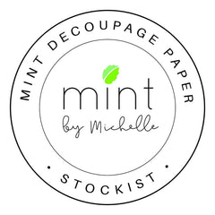 A1 & A3 Dandelion Decoupage Paper by Mint by Michelle | Delicate Dandelions Amid Floating Seeds | Golden Botanical Art for Furniture, Crafts