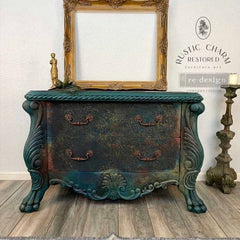 A1 Decoupage Paper | Aged Patina | Redesign With Prima | 23.4” x 33.1” | A1 Decoupage Fiber, Furniture Paper, Large Decoupage Paper
