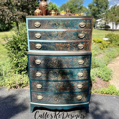 A1 Decoupage Paper | Aged Patina | Redesign With Prima | 23.4” x 33.1” | A1 Decoupage Fiber, Furniture Paper, Large Decoupage Paper