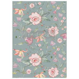 Annie Sloan Swedish Posy A1 Decoupage Paper by Redesign With Prima | 23.4” x 33.1”