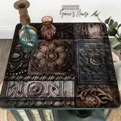 A1 Decoupage Paper | Carved Stonework | Redesign With Prima | 23.4” x 33.1” | A1 Decoupage Fiber, Furniture Paper, Large Decoupage Paper