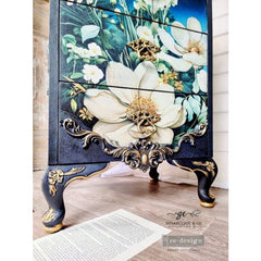 Contrast of Night and Petal A1 Decoupage Paper by Redesign With Prima | 23.4” x 33.1”