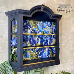 Enchanting Iris A1 Decoupage Paper by Redesign With Prima | 23.4” x 33.1”