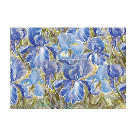 Enchanting Iris A1 Decoupage Paper by Redesign With Prima | 23.4” x 33.1”