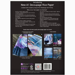 A1 Decoupage Paper | Expressive Trees | Redesign With Prima | 23.4” x 33.1” | Furniture Paper, Decorative Paper, Large Decoupage Paper