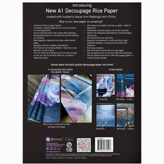 A1 Decoupage Paper | Hilltop Castle | Redesign With Prima | 23.4” x 33.1” | Furniture Paper, Decorative Paper, Large Decoupage Paper