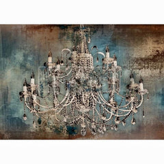 A1 Decoupage Paper | Moody Chandelier | Redesign With Prima | 23.4” x 33.1” | Furniture Paper, Decorative Paper, Large Decoupage Paper