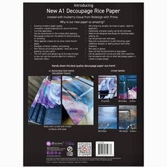 A1 Decoupage Paper | Moody Chandelier | Redesign With Prima | 23.4” x 33.1” | Furniture Paper, Decorative Paper, Large Decoupage Paper