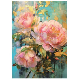 Bold Blooms A1 Decoupage Paper by Redesign With Prima | 23.4” x 33.1”