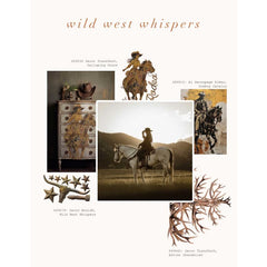 Cowboy Cavalry A1 Decoupage Paper by Redesign With Prima | 23.4” x 33.1” | Wild West Whispers Collection