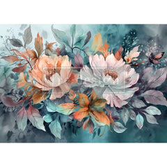 Floral Dream A1 Decoupage Paper by Redesign With Prima | 23.4” x 33.1”