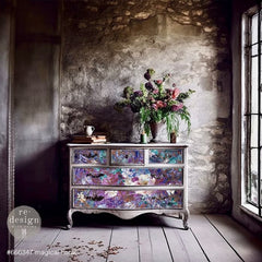 Magical Floral A1 Decoupage Paper by Redesign With Prima | 23.4” x 33.1”