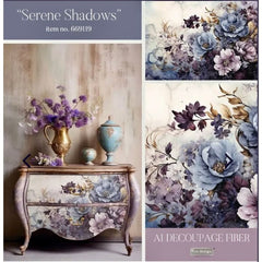 A1 Decoupage Paper *NEW* | Serene Shadows | Redesign With