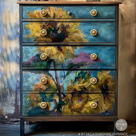 A1 Decoupage Paper | Sunshine Embrace | Redesign With Prima
