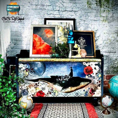 Whale in Cosmos A1 Decoupage Paper by Redesign With Prima | 23.4” x 33.1”