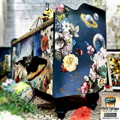 Whale in Cosmos A1 Decoupage Paper by Redesign With Prima | 23.4” x 33.1”