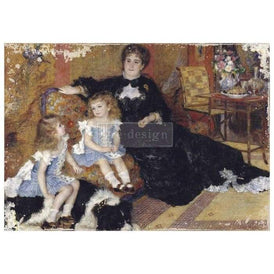 A1 Decoupage Rice Paper - Family Moment | Redesign With Prima | 23.4” x 33.1”
