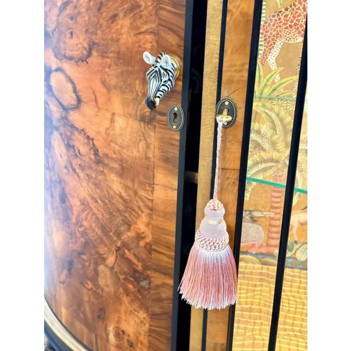 Luxury upcycled cabinet with bespoke decorative finish