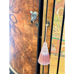 Luxury upcycled cabinet with bespoke decorative finish