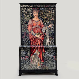 Antique-Style Drinks Cabinet – William Morris Pomona Design