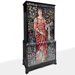 Antique-Style Drinks Cabinet – William Morris Pomona Design